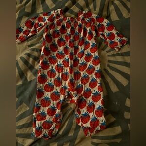 Hanna Anderson strawberry romper